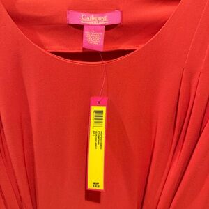 NWTs Catherine Malandrino Striking Red Dress (see Video)
